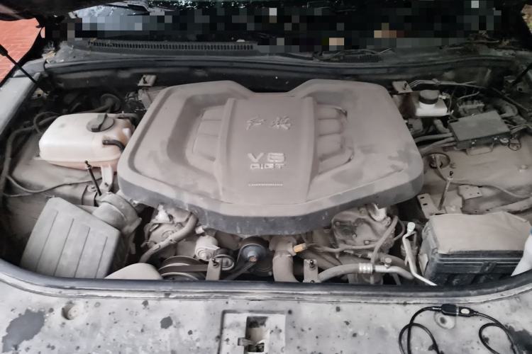 Used Hongqi HS7 2022 3.0T Automatic All-Wheel Drive Smart Connect Flagship Edition 7 Seats Engine Bay