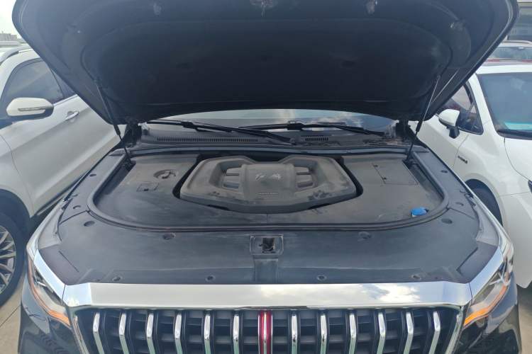 Used Hongqi HS7 2022 2.0T DCT Two-Wheel Drive Smart Connect Flagship Edition Five Seats Engine Bay