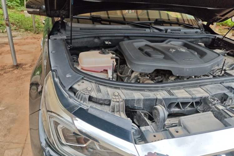 Used Hongqi HS7 2022 2.0T DCT Two-Wheel Drive Smart Connect Flagship Edition Five Seats Engine Bay Right
