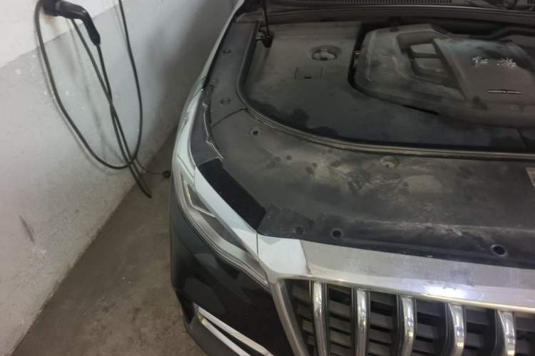 Used Hongqi HS7 2022 2.0T DCT Two-Wheel Drive Smart Connect Flagship Edition Five Seats Engine Bay Right