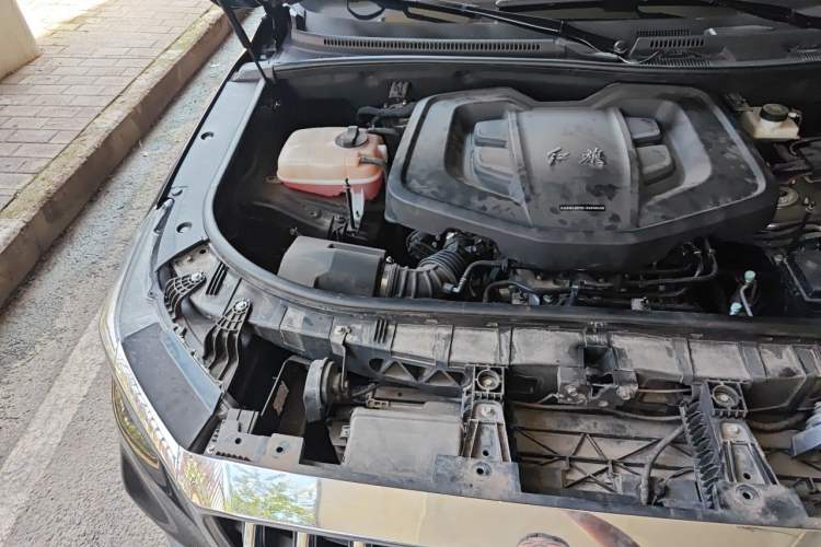 Used Hongqi HS7 2022 2.0T DCT Two-Wheel Drive Smart Connect Flagship Edition Seven Seats Engine Bay Right
