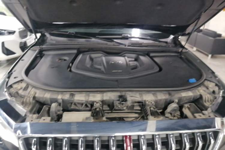Used Hongqi HS7 2022 2.0T DCT Two-Wheel Drive Smart Connect Flagship Edition Five Seats Engine Bay