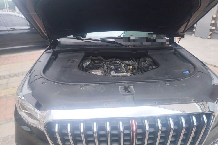 Used Hongqi HS7 2022 2.0T DCT Two-Wheel Drive Smart Connect Flagship Edition Five Seats Engine Bay