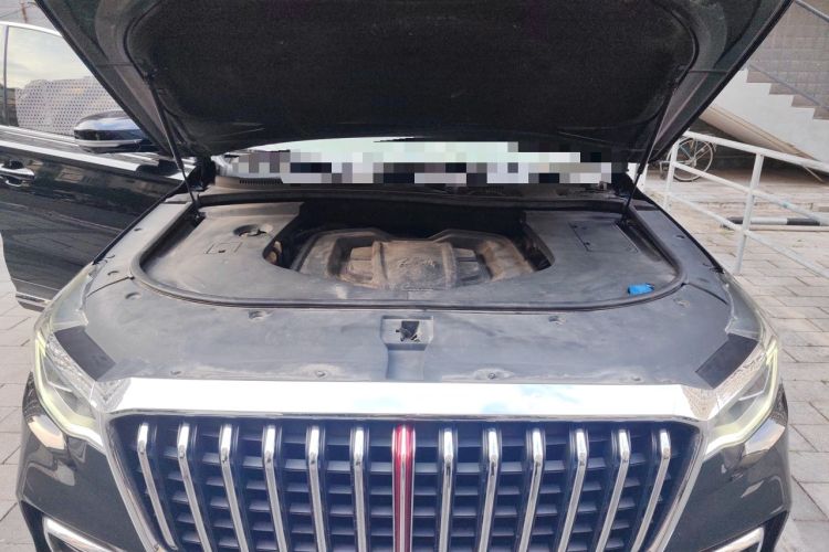 Used Hongqi HS7 2022 2.0T DCT Two-Wheel Drive Smart Connect Flagship Edition Seven Seats Engine Bay