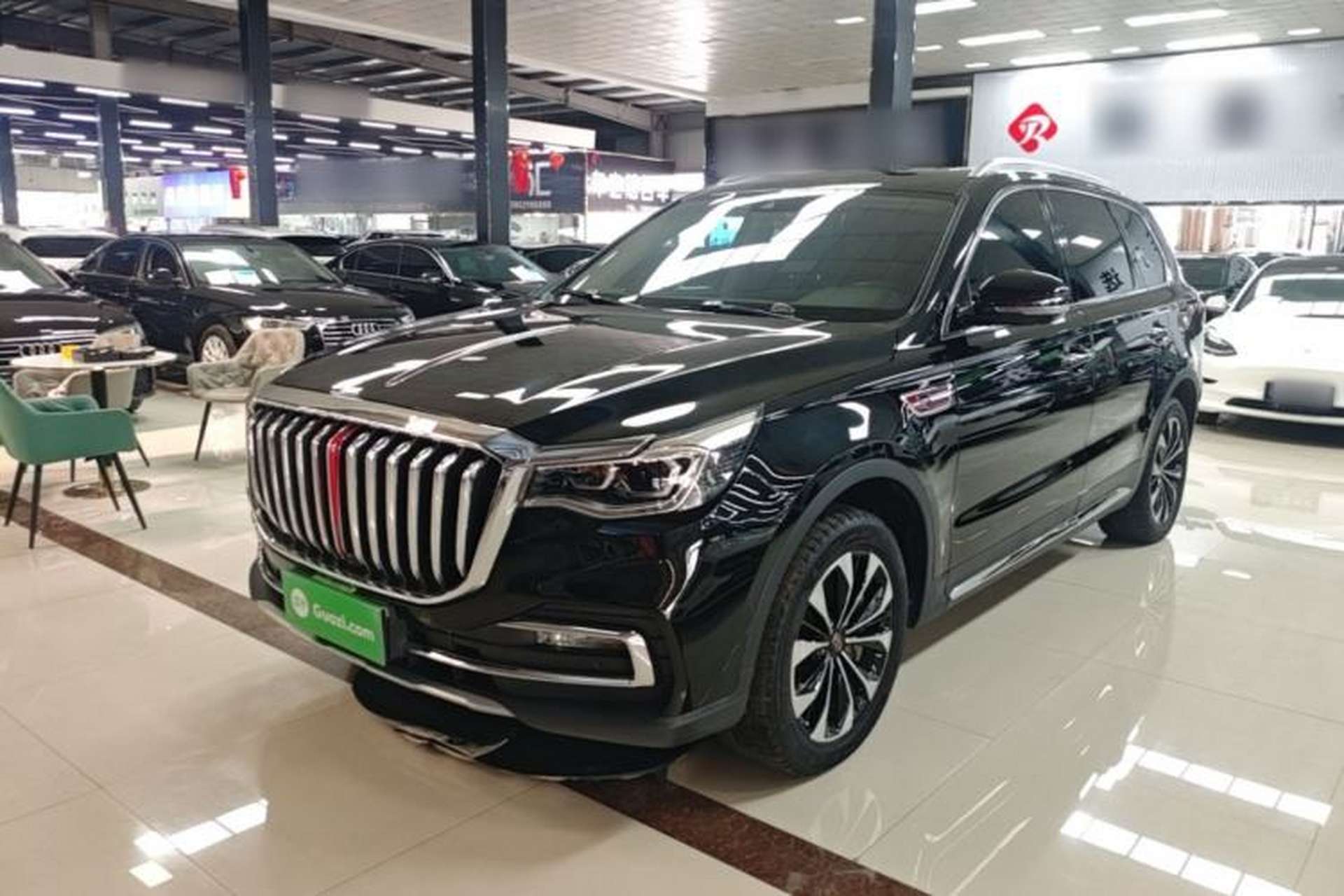 Used Hongqi HS7 2022 2.0T DCT Two-Wheel Drive Smart Connect Flagship Edition Seven Seats Front Left 45 Deg