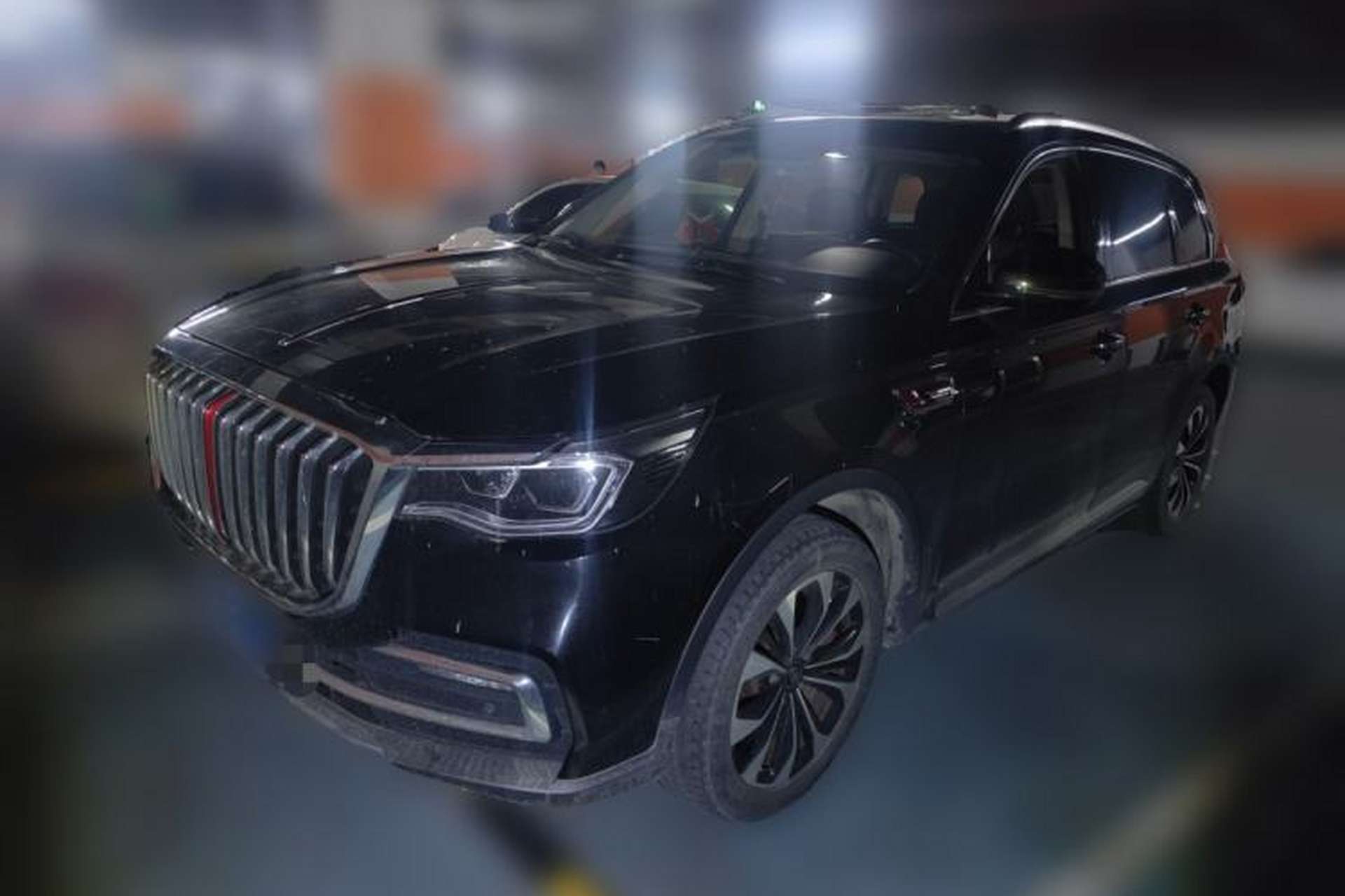Used Hongqi HS7 2022 3.0T Automatic All-Wheel Drive Smart Connect Flagship Edition 7 Seats Front Left 45 Deg