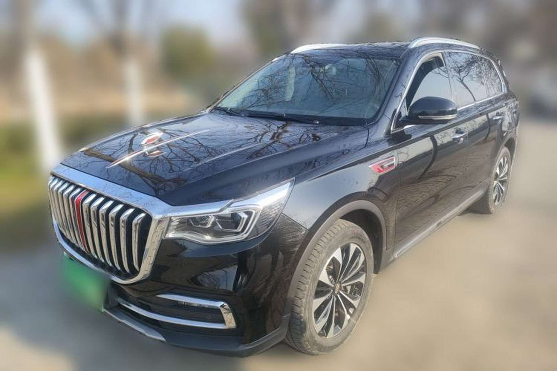 Used Hongqi HS7 2022 2.0T DCT Two-Wheel Drive Smart Connect Flagship Edition Seven Seats Front Left 45 Deg