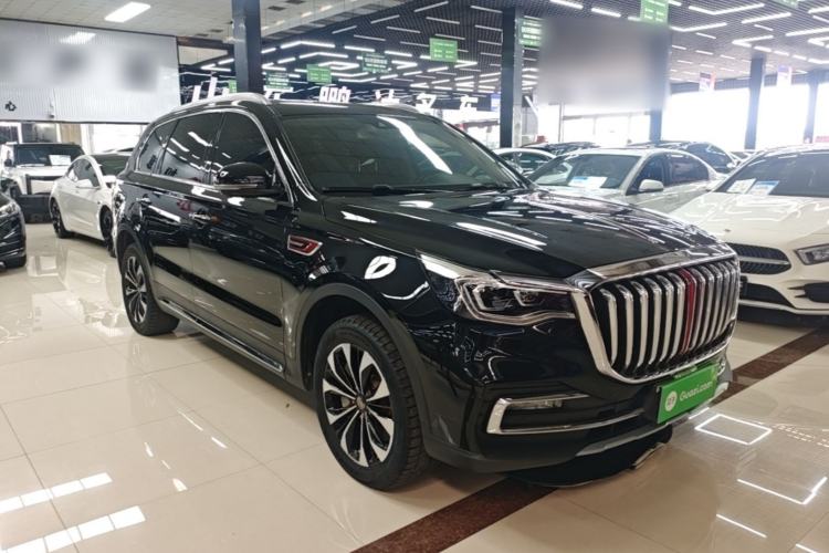 Used Hongqi HS7 2022 2.0T DCT Two-Wheel Drive Smart Connect Flagship Edition Seven Seats Front Right 45 Deg