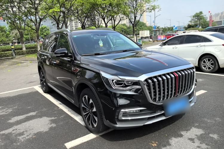 Used Hongqi HS7 2022 2.0T DCT Two-Wheel Drive Smart Connect Flagship Edition Five Seats Front Right 45 Deg