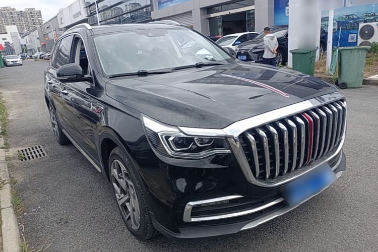 Used Hongqi HS7 2022 3.0T Automatic All-Wheel Drive Smart Connect Flagship Edition 7 Seats Front Right 45 Deg
