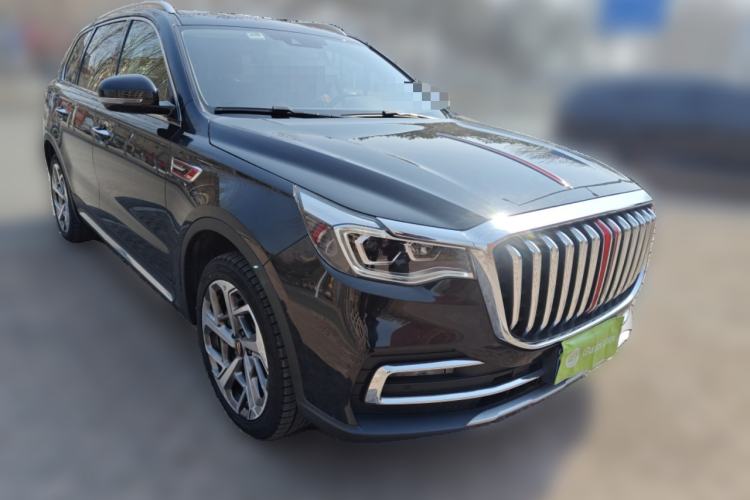 Used Hongqi HS7 2022 2.0T DCT Two-Wheel Drive Smart Connect Flagship Edition 7 Seats Front Right 45 Deg