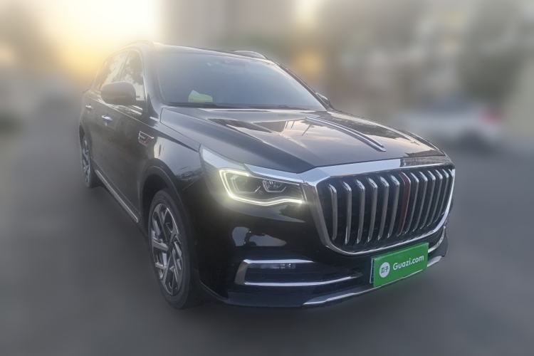 Used Hongqi HS7 2022 3.0T Automatic All-Wheel Drive Smart Connect Flagship Edition 7 Seats Front Right 45 Deg