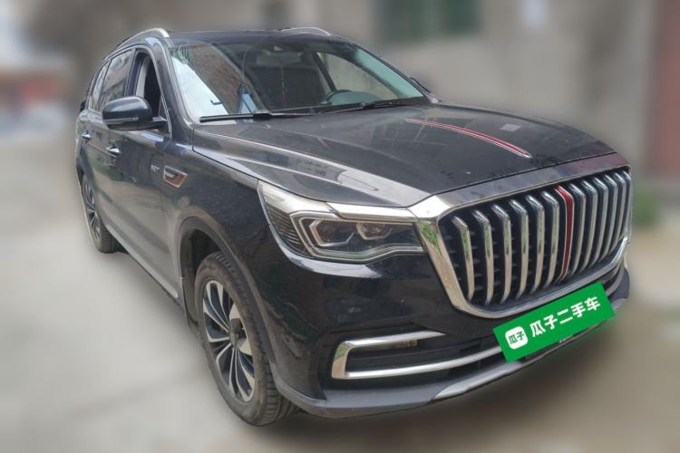 Used Hongqi HS7 2022 3.0T Automatic All-Wheel Drive Smart Connect Flagship Edition 7 Seats Front Right 45 Deg