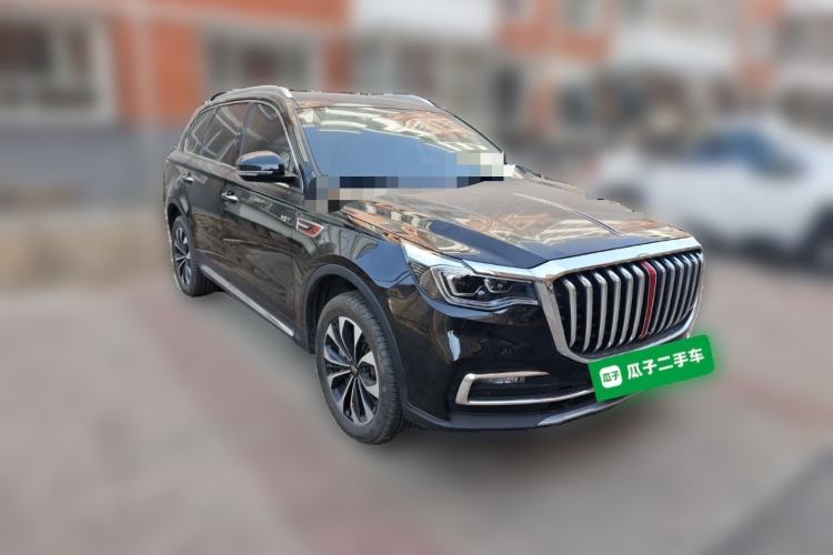 Used Hongqi HS7 2022 3.0T Automatic All-Wheel Drive Smart Connect Flagship Edition 7 Seats Front Right 45 Deg