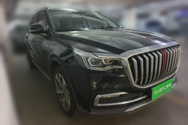 Used Hongqi HS7 2022 2.0T DCT Two-Wheel Drive Smart Connect Flagship Edition Five Seats Front Right 45 Deg