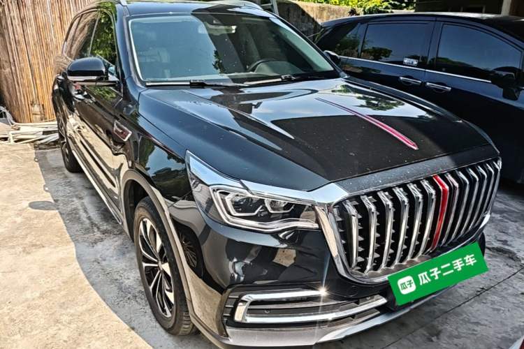 Used Hongqi HS7 2022 3.0T Automatic All-Wheel Drive ZhiLian Flagship Edition Five Seats Front Right 45 Deg