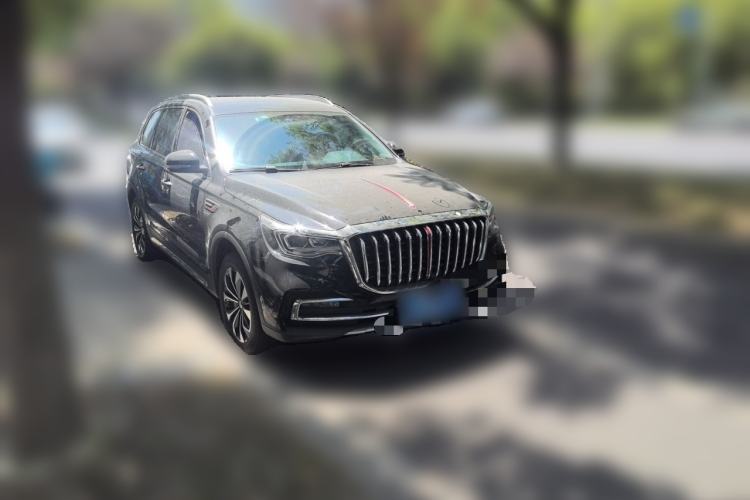 Used Hongqi HS7 2022 2.0T DCT Two-Wheel Drive Smart Connect Flagship Edition Seven Seats Front Right 45 Deg