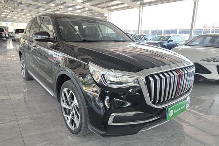 Used Hongqi HS7 2022 3.0T Automatic All-Wheel Drive Smart Connect Flagship Edition 7 Seats Front Right 45 Deg