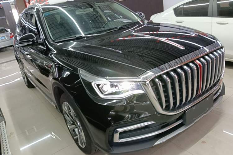 Used Hongqi HS7 2022 2.0T DCT Two-Wheel Drive Smart Connect Flagship Edition 7 Seats Front Right 45 Deg