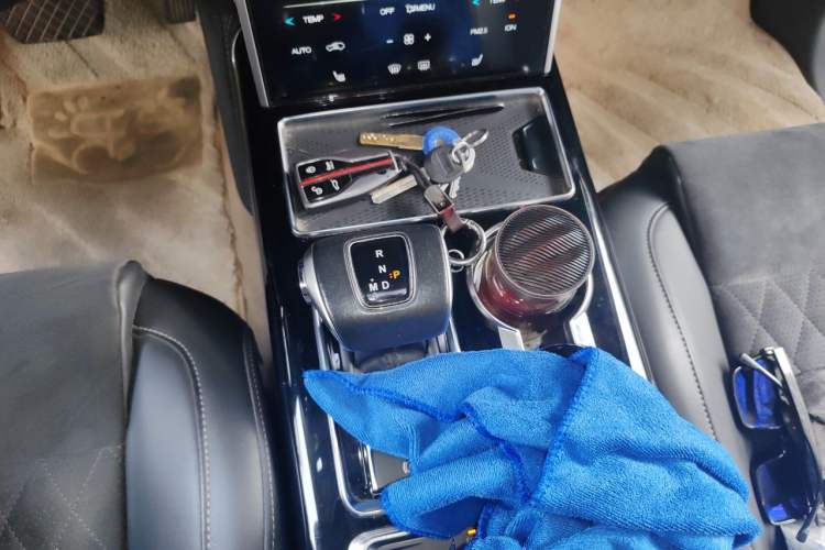 Used Hongqi HS7 2022 2.0T DCT Two-Wheel Drive Smart Connect Flagship Edition Seven Seats Gear Lever
