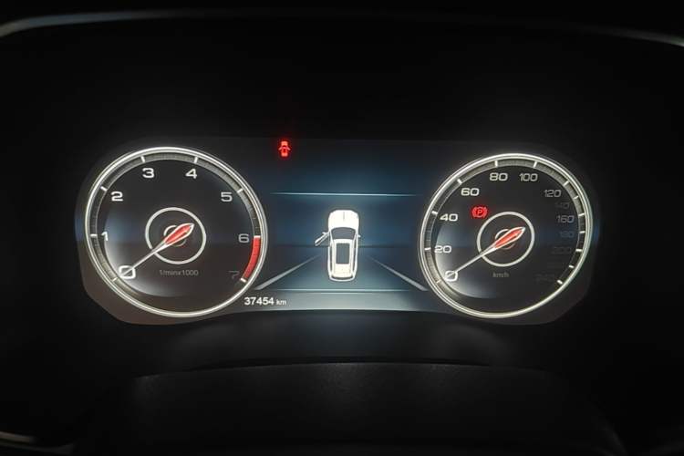 Used Hongqi HS7 2022 2.0T DCT Two-Wheel Drive Smart Connect Flagship Edition Five Seats Instrument Cluster