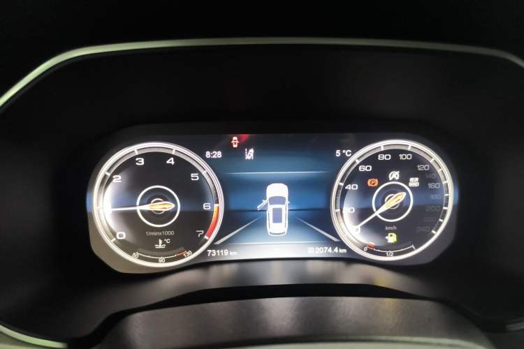 Used Hongqi HS7 2022 3.0T Automatic All-Wheel Drive ZhiLian Flagship Edition Five Seats Instrument Cluster