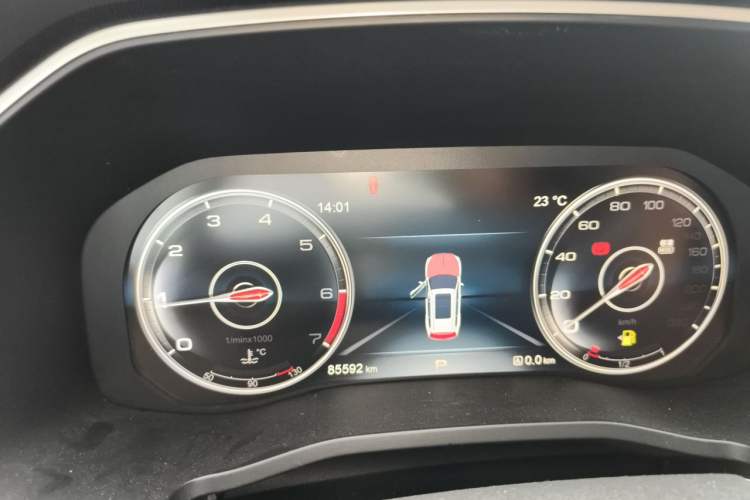 Used Hongqi HS7 2022 3.0T Automatic All-Wheel Drive ZhiLian Flagship Edition Five Seats Instrument Cluster