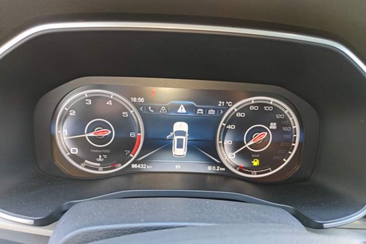 Used Hongqi HS7 2022 3.0T Automatic All-Wheel Drive ZhiLian Flagship Edition Five Seats Instrument Cluster