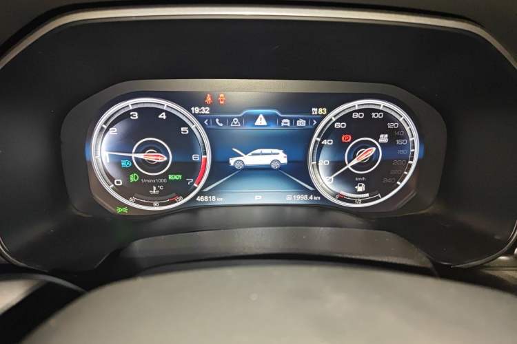 Used Hongqi HS7 2022 2.0T DCT Two-Wheel Drive Smart Connect Flagship Edition Five Seats Instrument Cluster