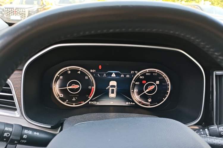 Used Hongqi HS7 2022 3.0T Automatic All-Wheel Drive ZhiLian Flagship Edition Five Seats Instrument Cluster