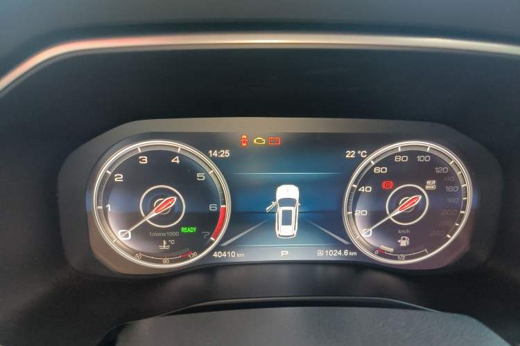 Used Hongqi HS7 2022 2.0T DCT Two-Wheel Drive Smart Connect Flagship Edition Five Seats Instrument Cluster