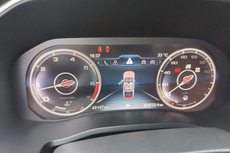 Used Hongqi HS7 2022 3.0T Automatic All-Wheel Drive ZhiLian Flagship Edition Five Seats Instrument Cluster