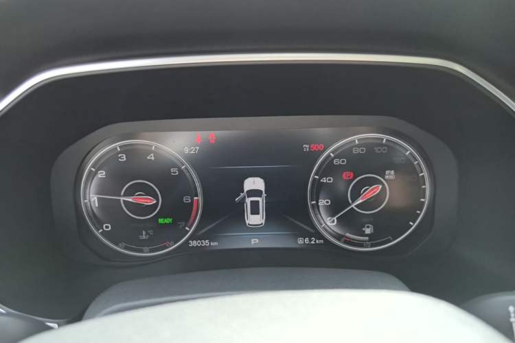 Used Hongqi HS7 2022 2.0T DCT Two-Wheel Drive Smart Connect Flagship Edition Five Seats Instrument Cluster