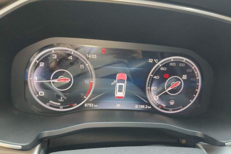 Used Hongqi HS7 2022 3.0T Automatic All-Wheel Drive Smart Connect Flagship Edition 7 Seats Instrument Cluster