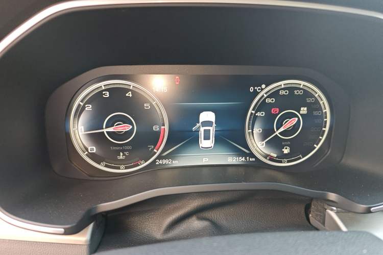 Used Hongqi HS7 2022 3.0T Automatic All-Wheel Drive Smart Connect Flagship Edition 7 Seats Instrument Cluster