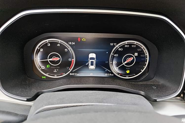 Used Hongqi HS7 2022 3.0T Automatic All-Wheel Drive ZhiLian Flagship Edition Five Seats Instrument Cluster