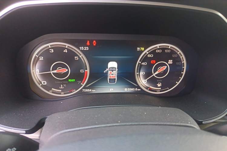 Used Hongqi HS7 2022 2.0T DCT Two-Wheel Drive Smart Connect Flagship Edition Five Seats Instrument Cluster