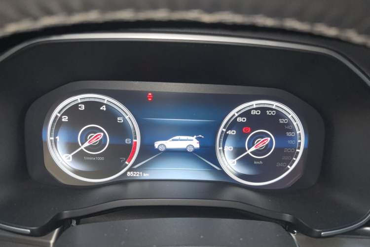 Used Hongqi HS7 2022 3.0T Automatic All-Wheel Drive ZhiLian Flagship Edition Five Seats Instrument Cluster