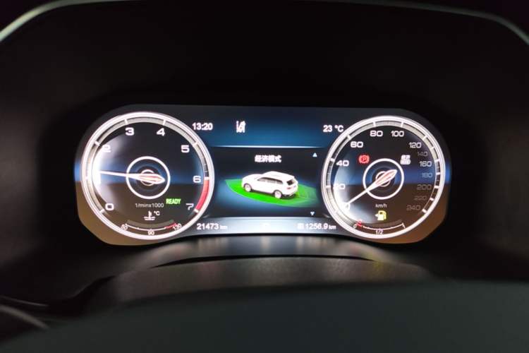 Used Hongqi HS7 2022 2.0T DCT Two-Wheel Drive Smart Connect Flagship Edition Five Seats Instrument Cluster