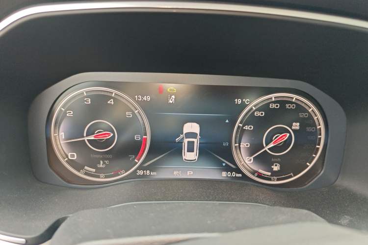Used Hongqi HS7 2022 3.0T Automatic All-Wheel Drive Smart Connect Flagship Edition 7 Seats Instrument Cluster