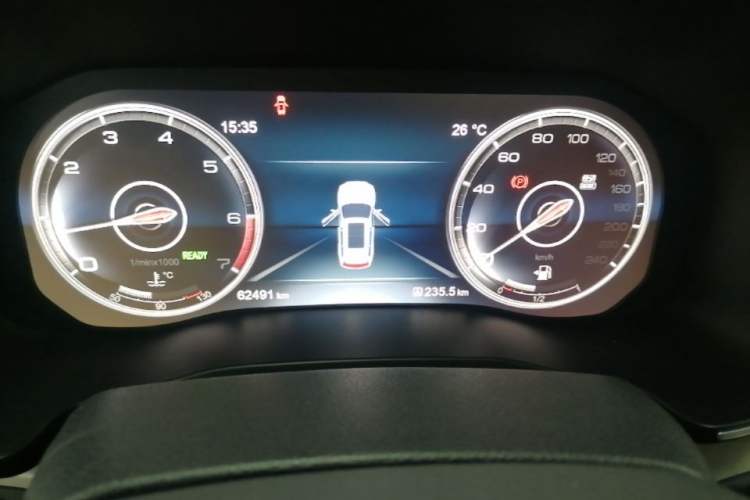 Used Hongqi HS7 2022 2.0T DCT Two-Wheel Drive Smart Connect Flagship Edition Five Seats Instrument Cluster