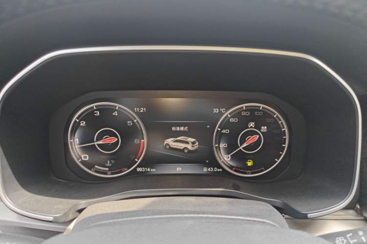 Used Hongqi HS7 2022 3.0T Automatic All-Wheel Drive ZhiLian Flagship Edition Five Seats Instrument Cluster