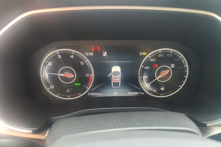 Used Hongqi HS7 2022 2.0T DCT Two-Wheel Drive Smart Connect Flagship Edition Five Seats Instrument Cluster