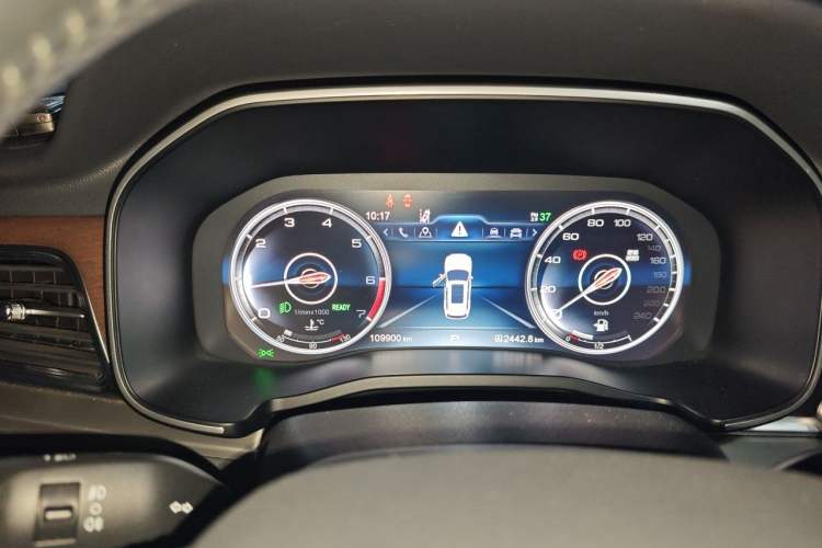 Used Hongqi HS7 2022 2.0T DCT Two-Wheel Drive Smart Connect Flagship Edition Five Seats Instrument Cluster