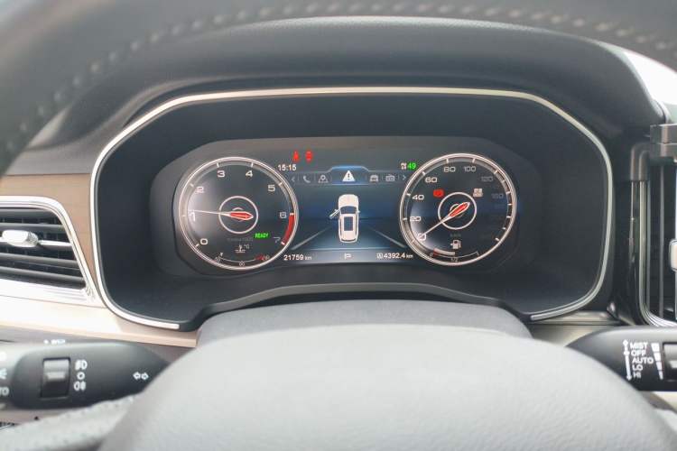 Used Hongqi HS7 2022 2.0T DCT Two-Wheel Drive Smart Connect Flagship Edition Seven Seats Instrument Cluster