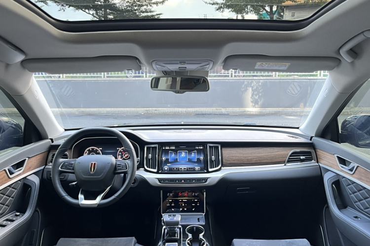 Used Hongqi HS7 2022 2.0T DCT Two-Wheel Drive Smart Connect Flagship Edition Seven Seats Interior 9