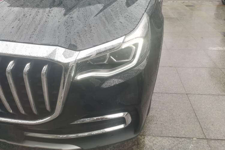 Used Hongqi HS7 2022 2.0T DCT Two-Wheel Drive Smart Connect Flagship Edition Seven Seats Left Front Headlight