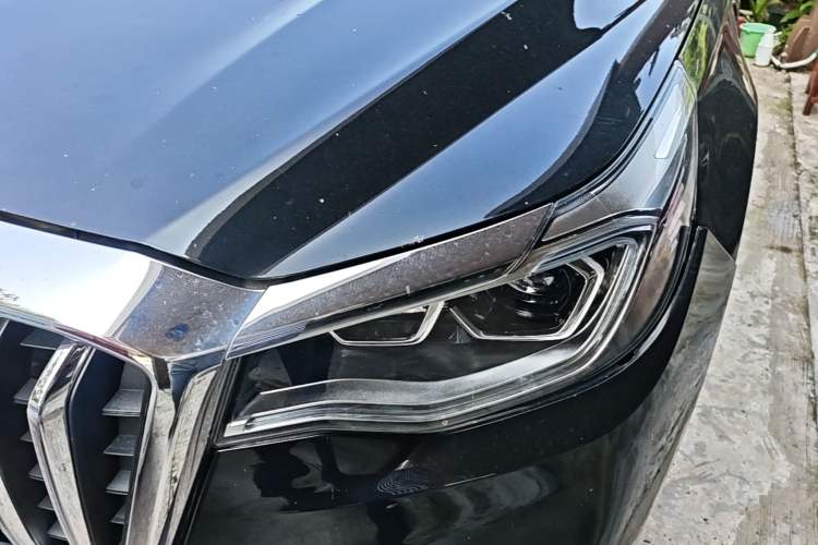 Used Hongqi HS7 2022 3.0T Automatic All-Wheel Drive ZhiLian Flagship Edition Five Seats Left Front Headlight