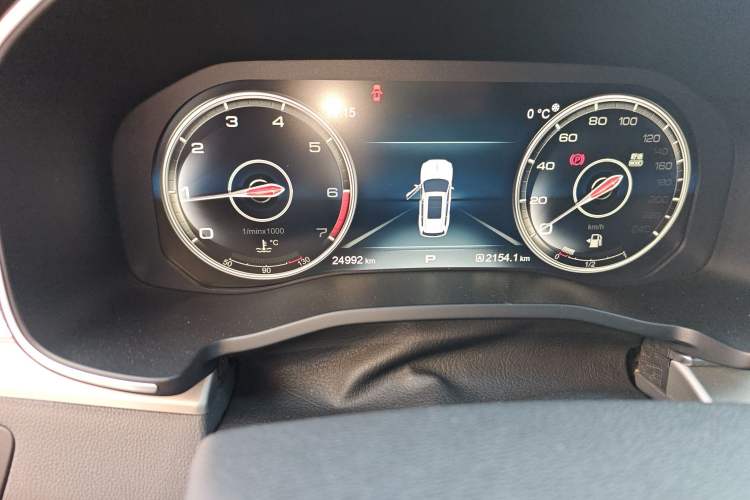 Used Hongqi HS7 2022 3.0T Automatic All-Wheel Drive Smart Connect Flagship Edition 7 Seats Odometer Close Up