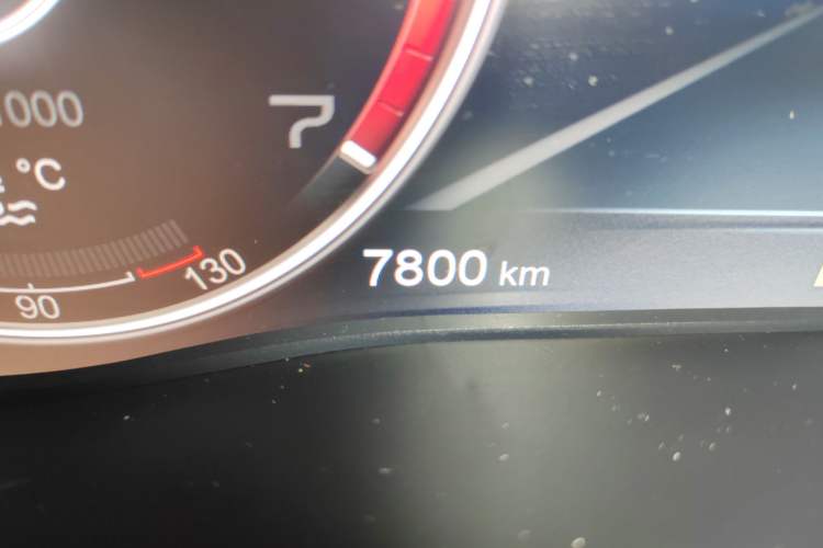 Used Hongqi HS7 2022 3.0T Automatic All-Wheel Drive ZhiLian QiChang Edition 5 Seats Odometer Close Up